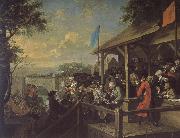 William Hogarth Presiding Election Series china oil painting reproduction
